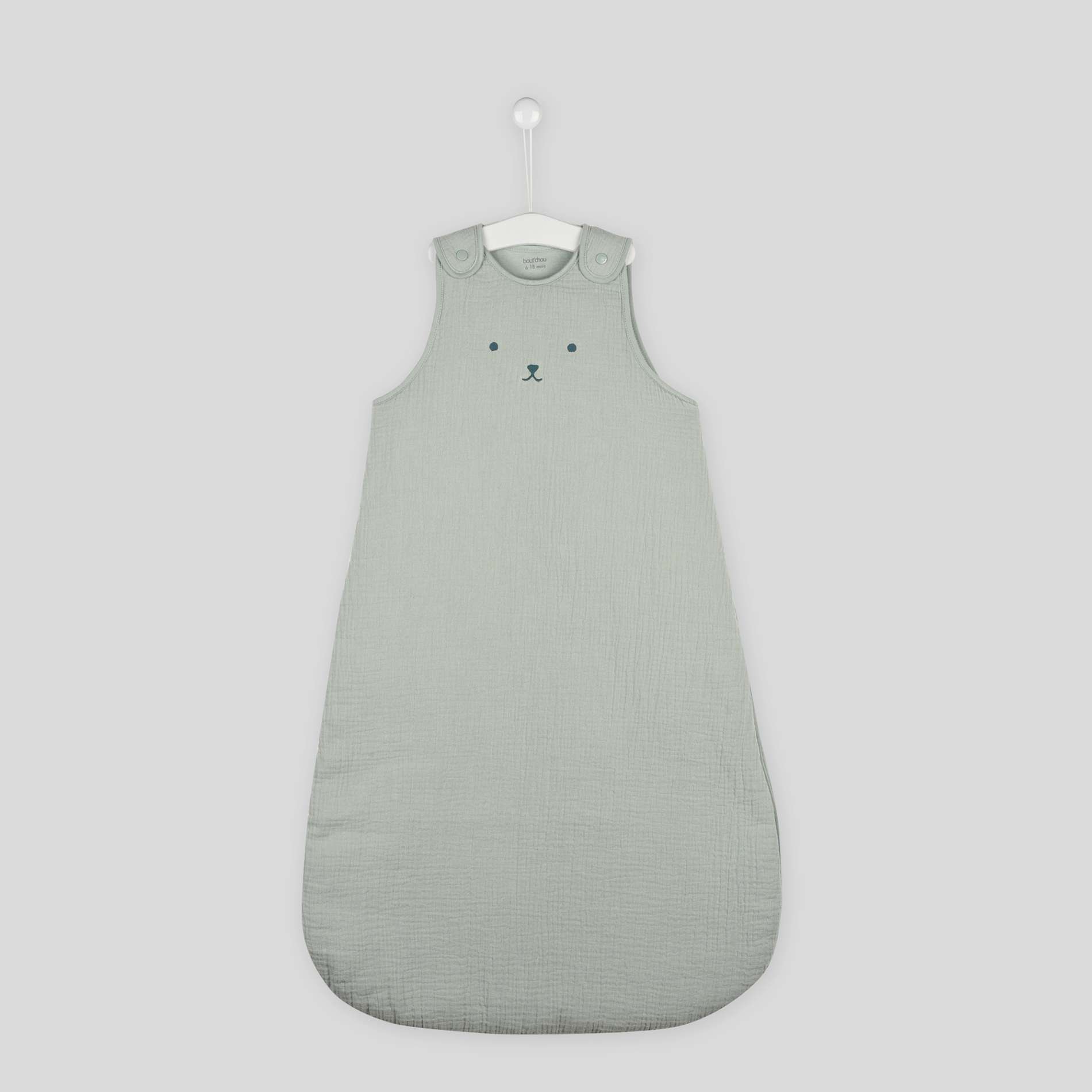 Gigoteuse Brodee Bleu Turquoise Boutchou Monoprix Fr