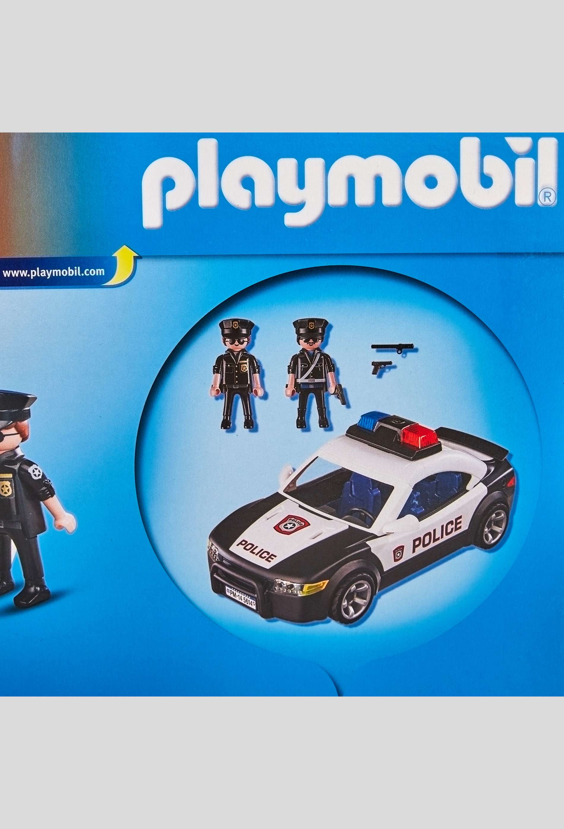 Voiture De Police 5673 Bleu Fonce Playmobil Monoprix Fr
