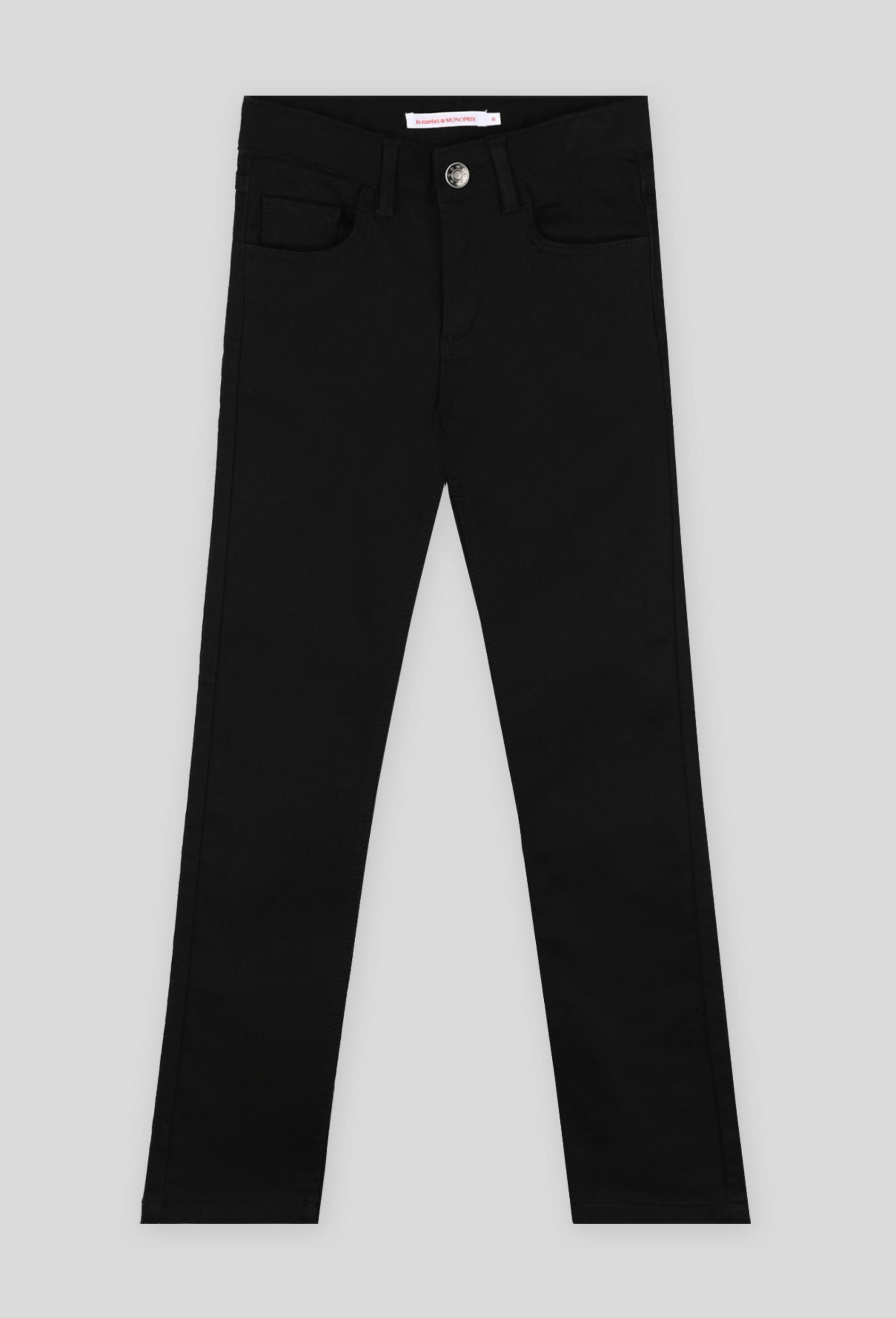 Pantalon en maille confortable contenant du coton BIO 3 ans noir