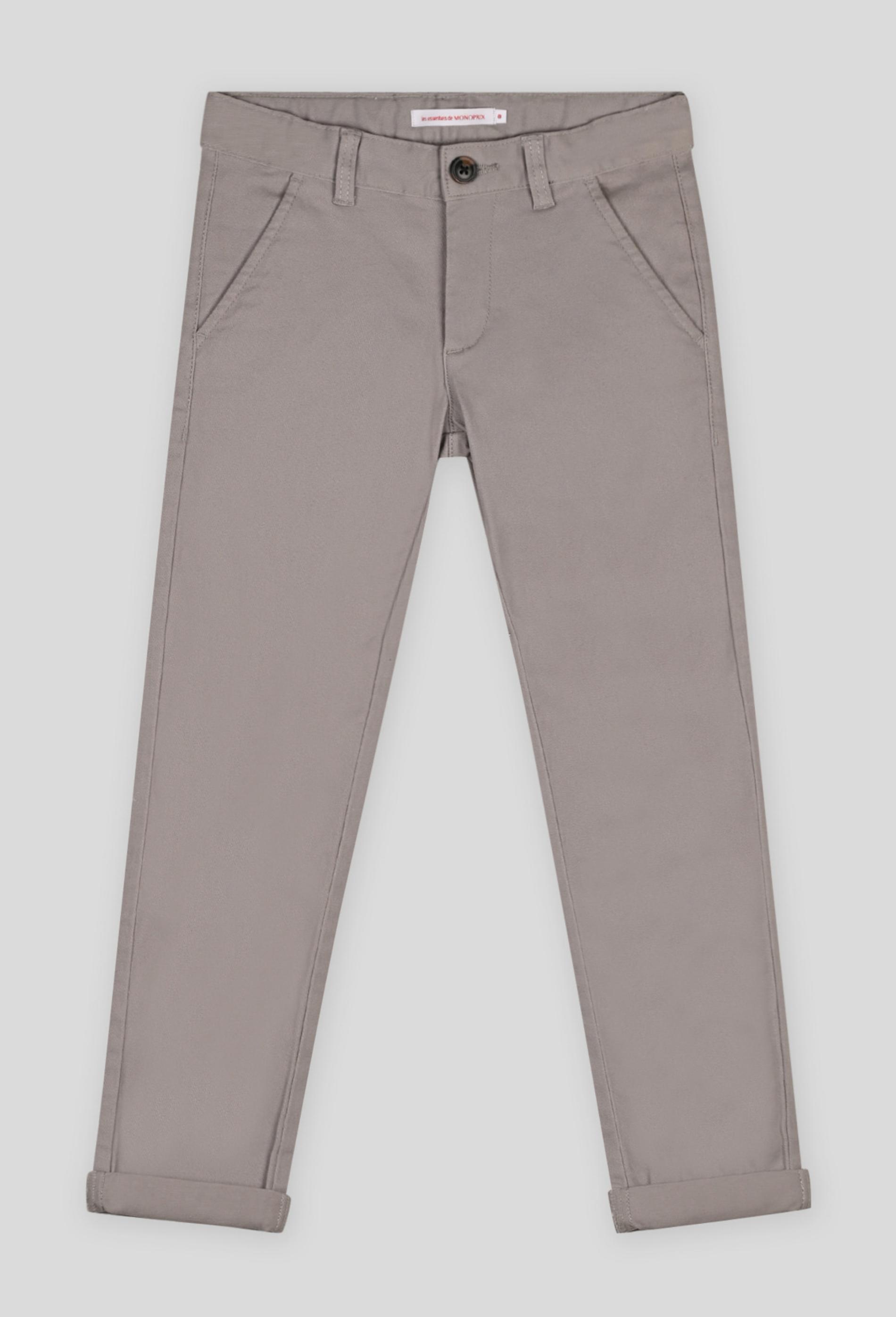 Pantalon chino contenant du coton BIO 3 ans gris