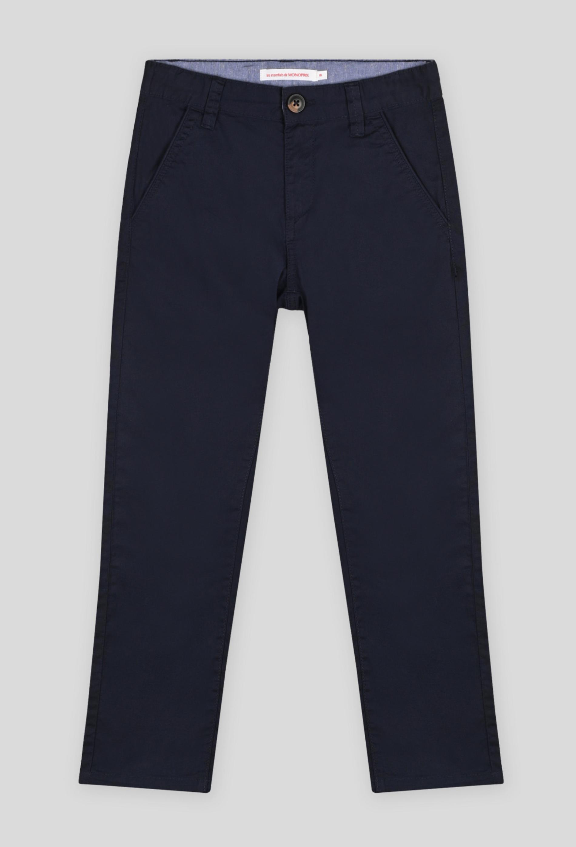 Pantalon léger en coton BIO 3 ans bleu foncé