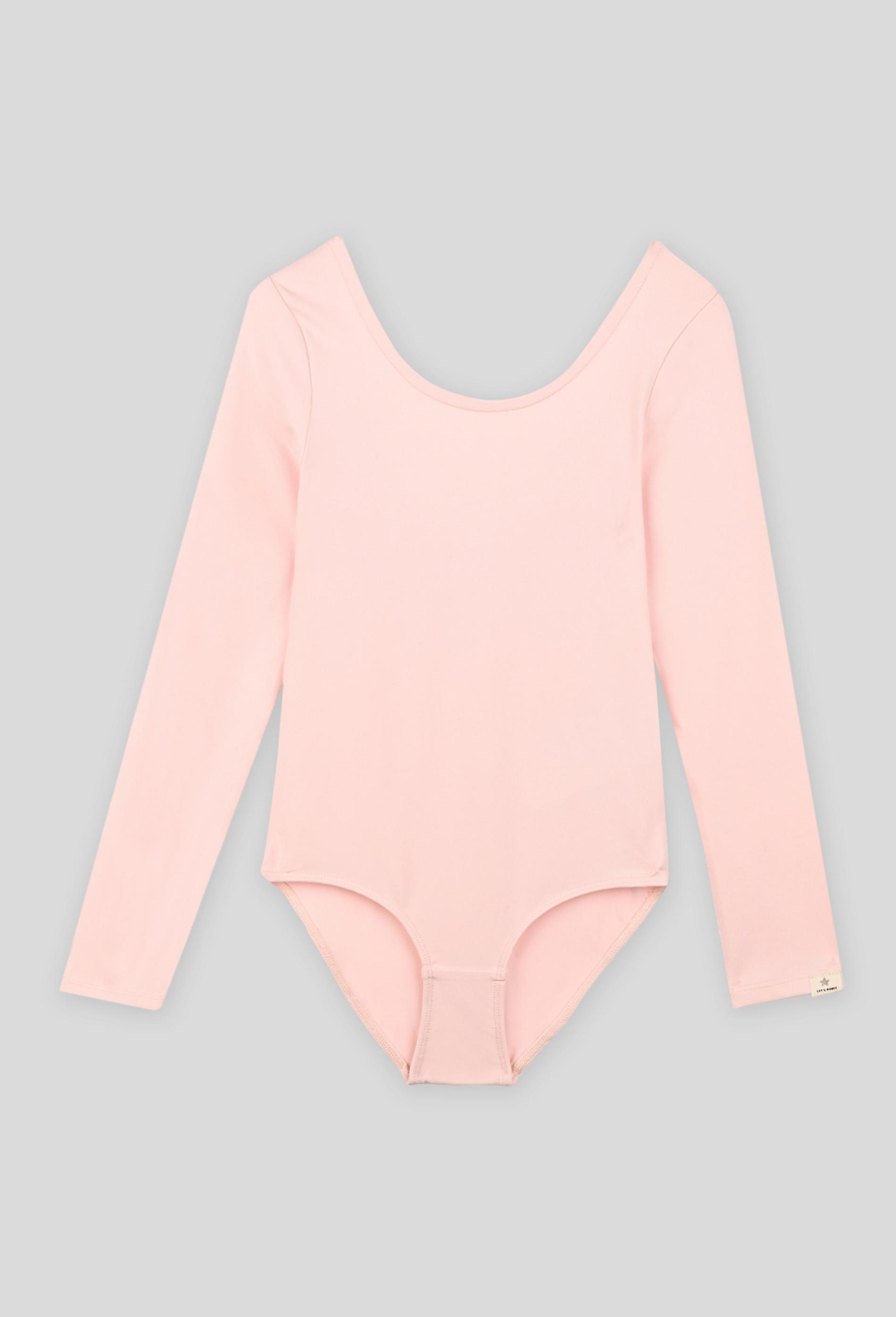 Body manches longues 5 ans rose clair