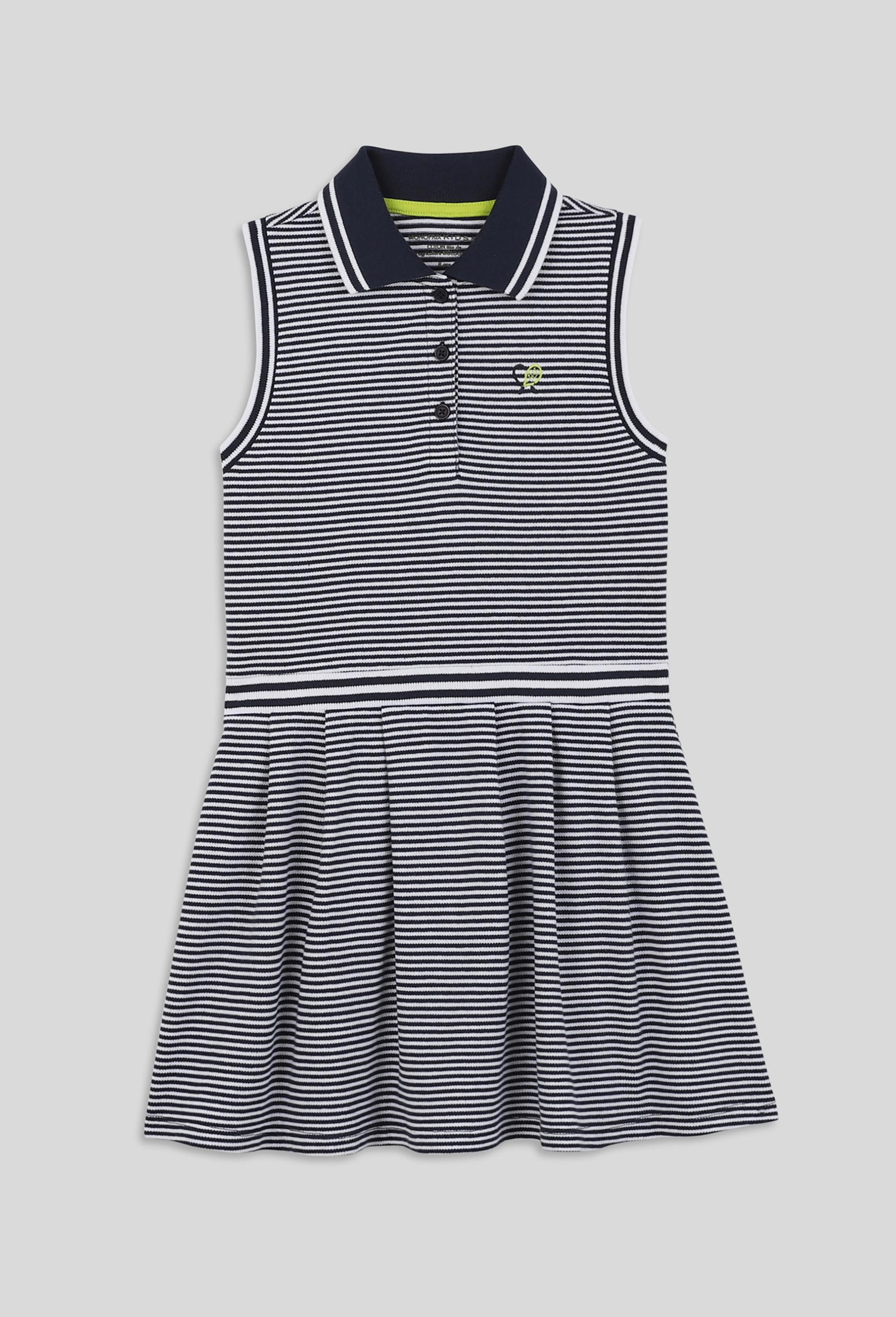 robe polo tennis à col en coton bio, certifié oeko-tex