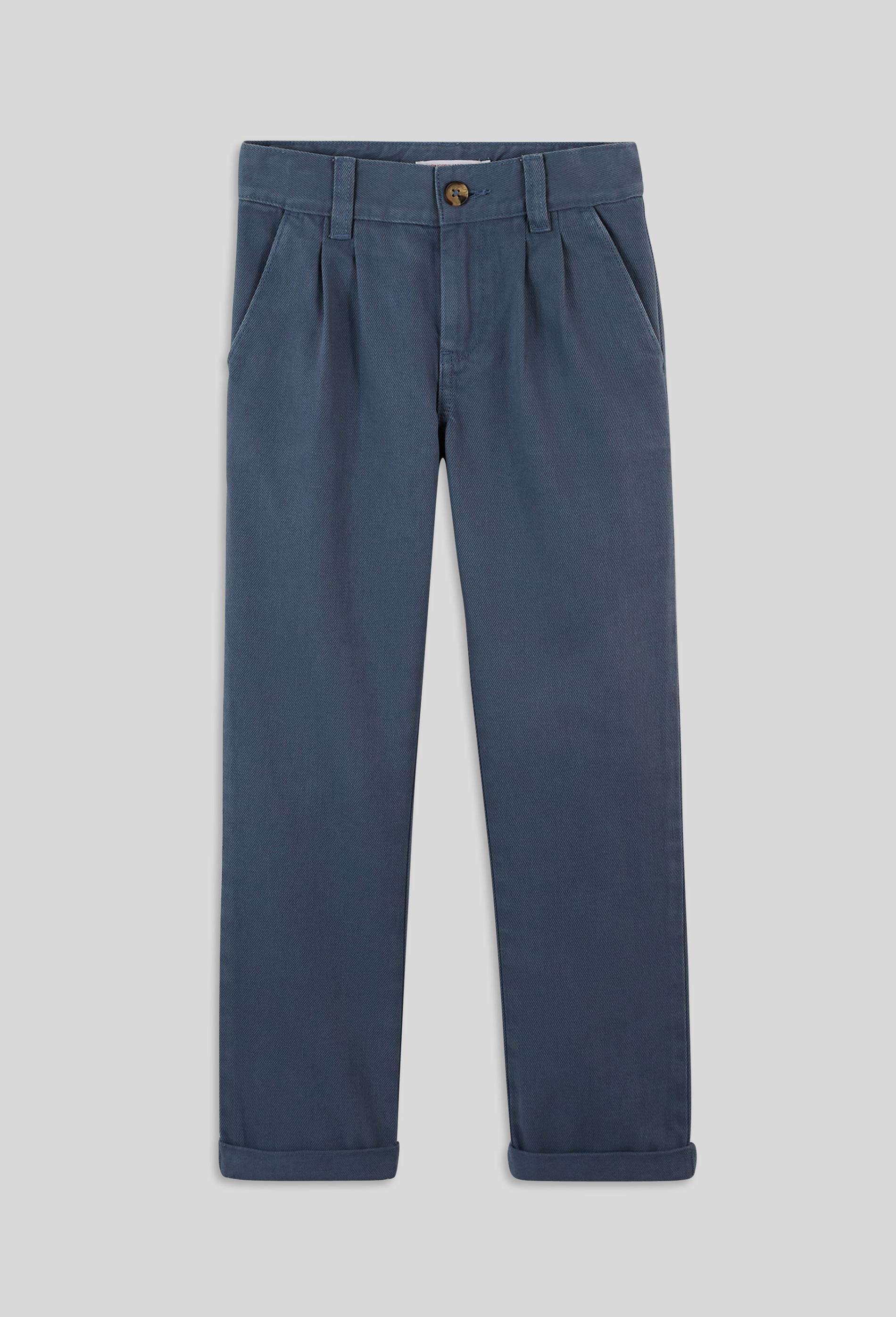 pantalon à pinces taille élastique, certifié oeko-tex
