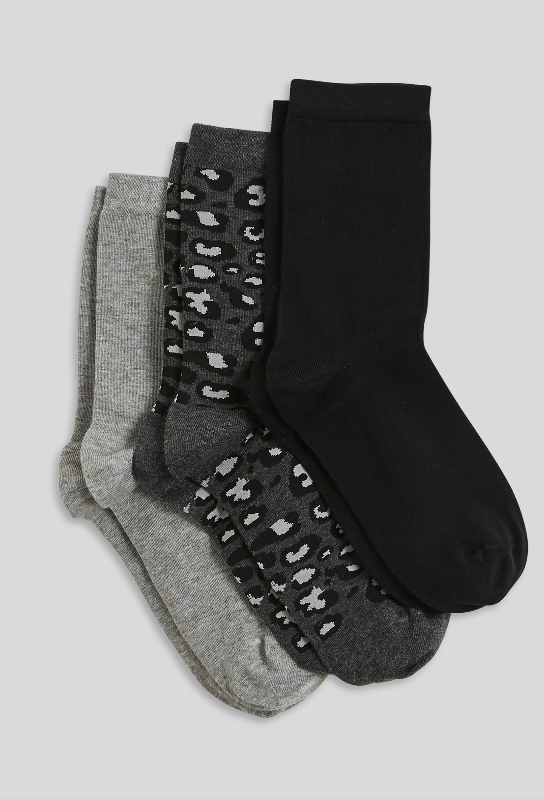3 paires de chaussettes femme imprimé léopard - Zwart - Taille 39/42
