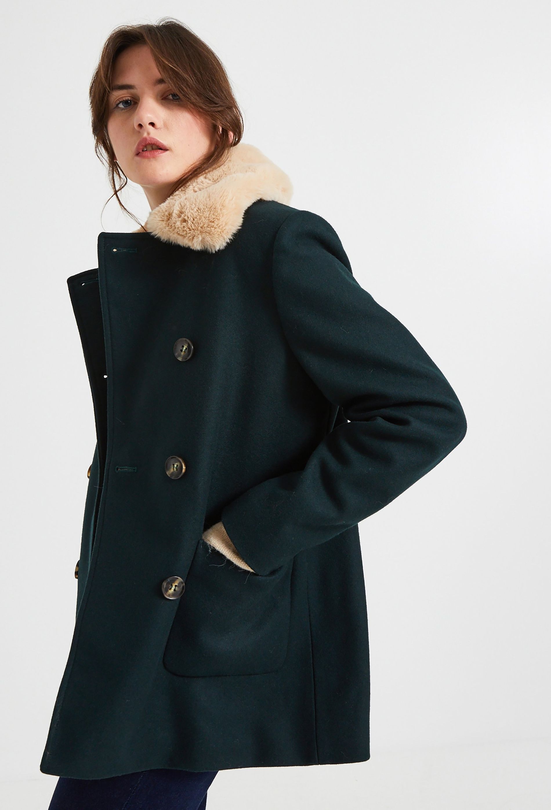 monoprix manteau femme