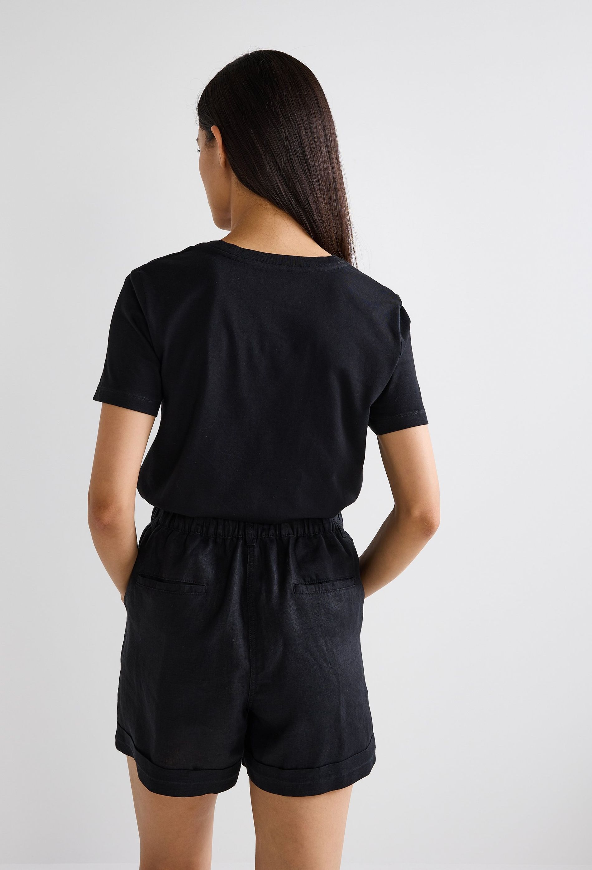 Tee Shirt Femme Col V Profond Coton Bio - Kotor
