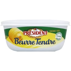 Beurre Tendre - Demi-Sel - 80% Mat.Gr - Beurrier 250g