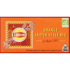 Lipton - Thé orange jaipur coffret BIO - Supermarchés Match