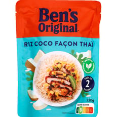Riz à la crème de coco façon thaï BEN'S ORIGINAL : le paquet de