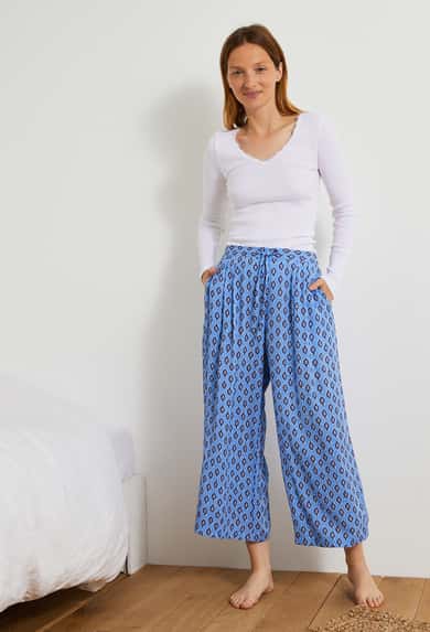 Pantalon de pyjama Bleu Monoprix Femme - Monoprix.fr