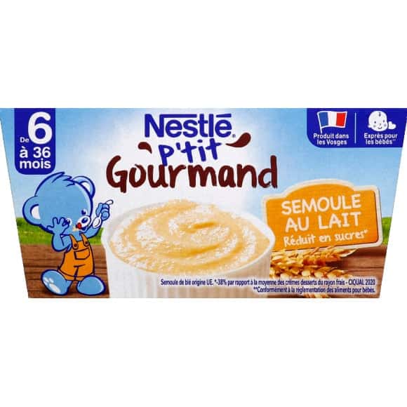 Nestle Semoule Au Lait Des 6 Mois Monoprix Fr