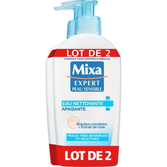 Mixa Eau Nettoyante Apaisante Visage Et Yeux Peaux Tr s Sensibles Et