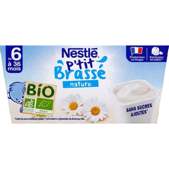 Nestle Laitage Nature Des 6 Mois Bio Monoprix Fr