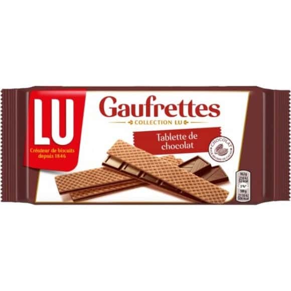 Lu Gaufrettes Chocolat Noir Monoprix Fr