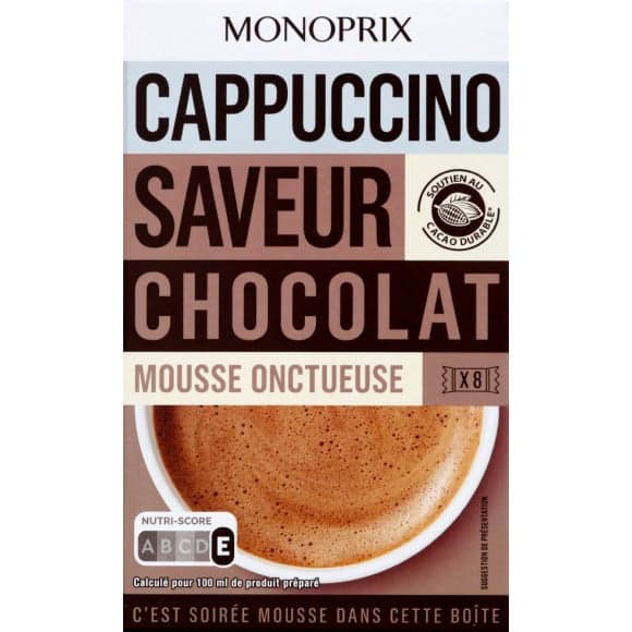 Cappuccino saveur chocolat