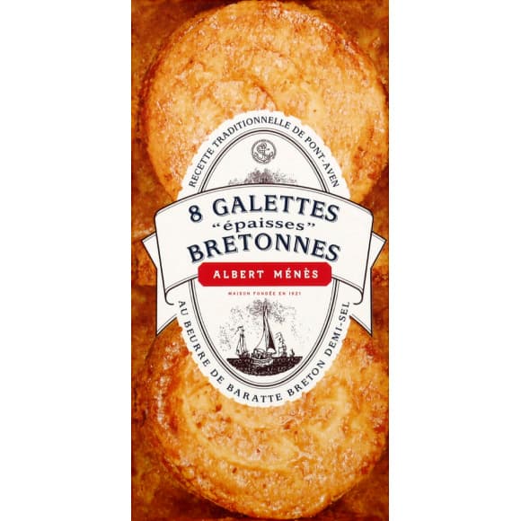 Galettes épaisses bretonnes au beurre de baratte demi-sel