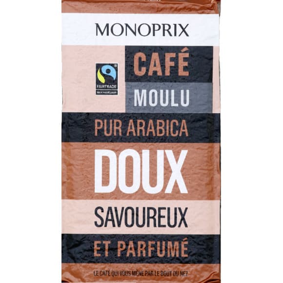Café moulu pur arabica doux