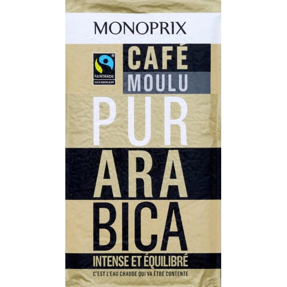 Café moulu pur arabica
