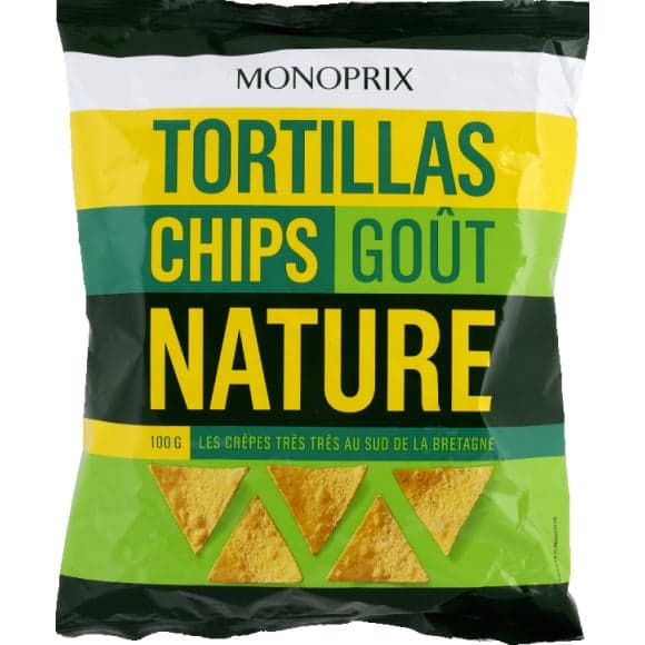 Tortillas chips goût nature