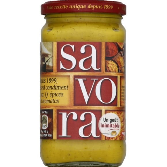 Savora, spécialité à la moutarde de Dijon, aux 11 épices et aromates
