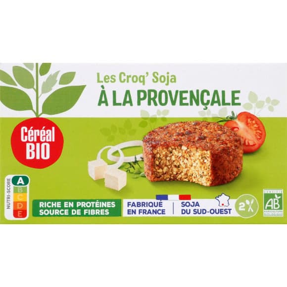 Croq'soja à la provençale, sans viande, bio