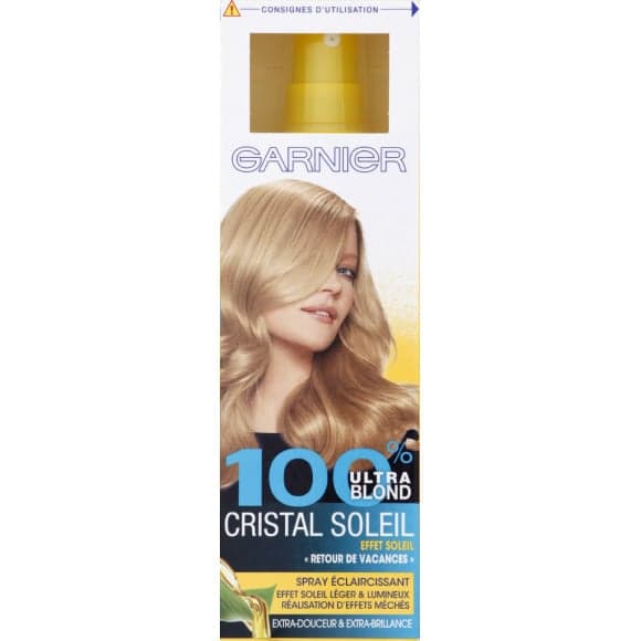 Spray éclaircissant 100% ultra blond cristal soleil