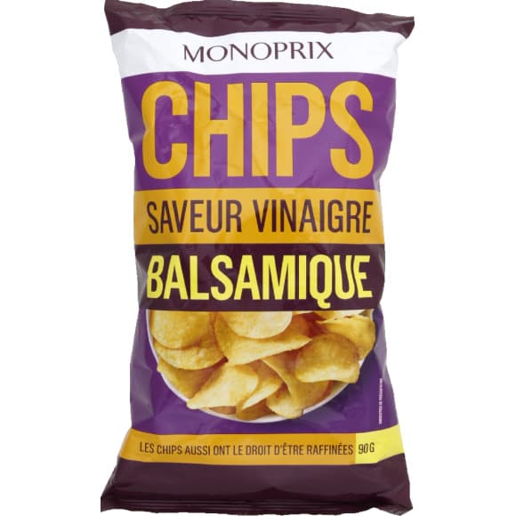 Chips saveur vinaigre balsamique