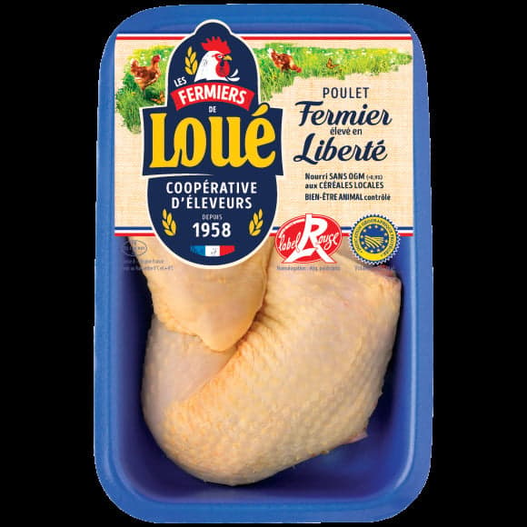 Cuisse de poulet fermier Label Rouge jaune