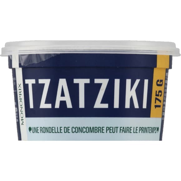 Tzatziki, préparation à base de fromage blanc et de concombre
