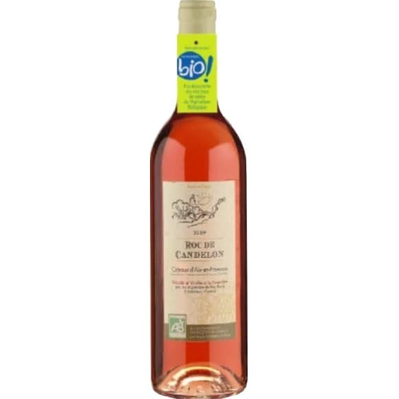 AOP Coteaux d'Aix-en-Provence. Rosé. Vin biologique.