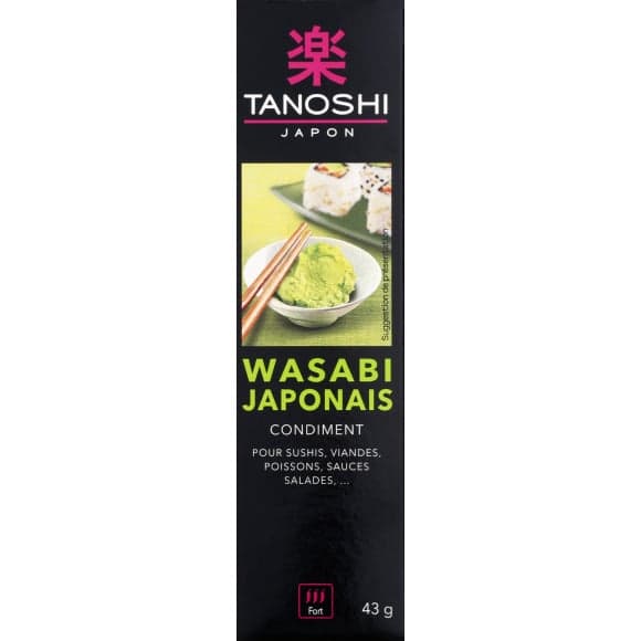 Condiment wasabi Japonais, pour sushis, viandes, poissons, sauces, salades ....
