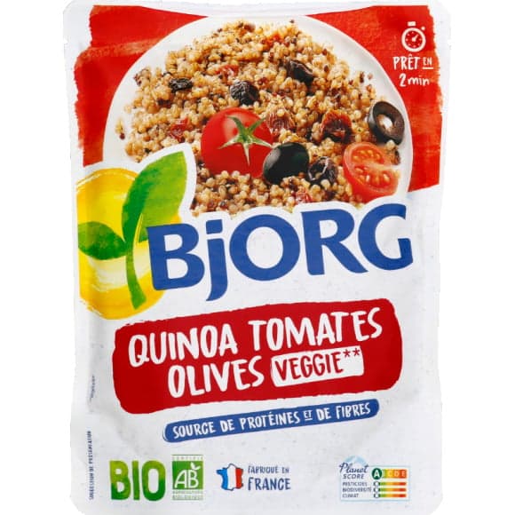 Quinoa, tomates & olives, bio