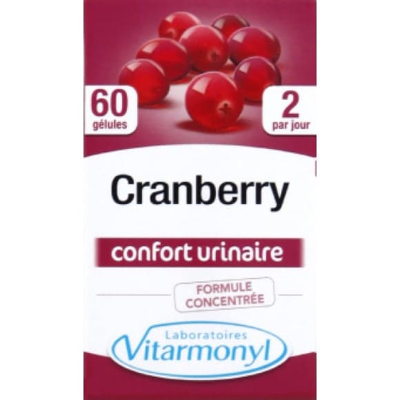 Confort urinaire, complément alimentaire cranberry