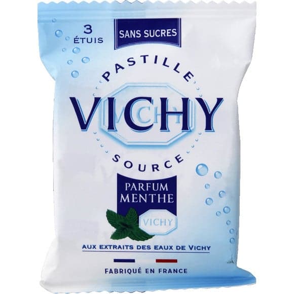 Pastille Vichy, parfum menthe, sans sucres