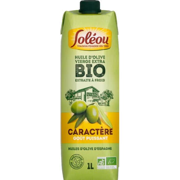 Huile d'olive vierge extra bio Caractère