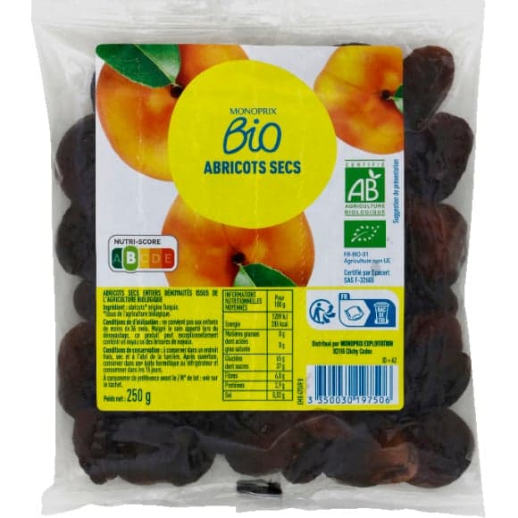 Abricots secs bio