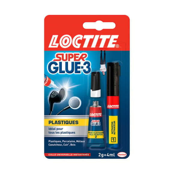 Super Glue-3, pour plastiques, 2gr