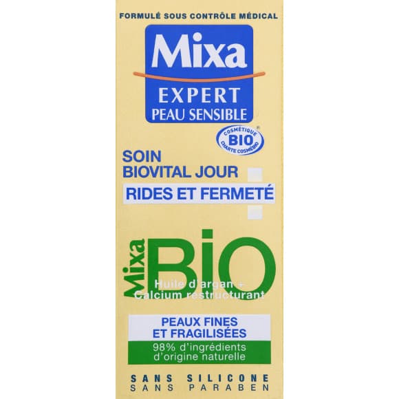 Soin biovital jour rides et fermeté bio Soin Biovital jour rides et fermeté - Mixa Bio