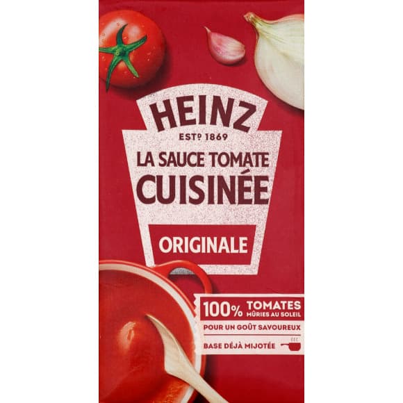 Sauce tomate cuisinée, ail & oignon
