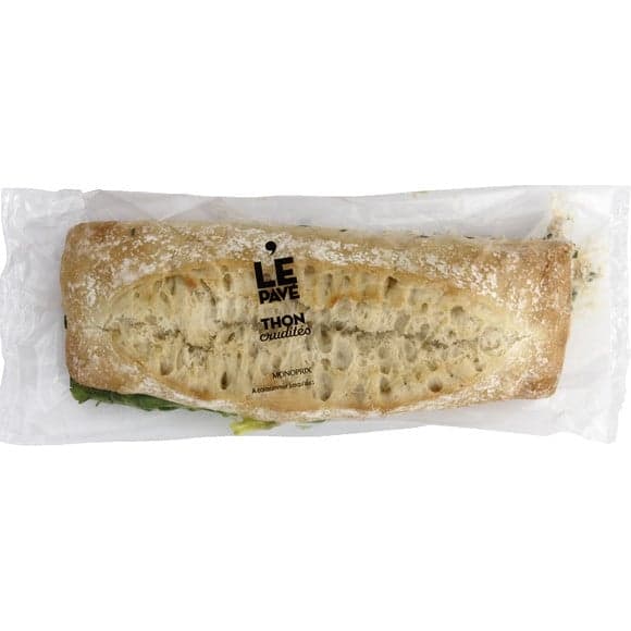 Sandwich thon crudités - Le Pavé