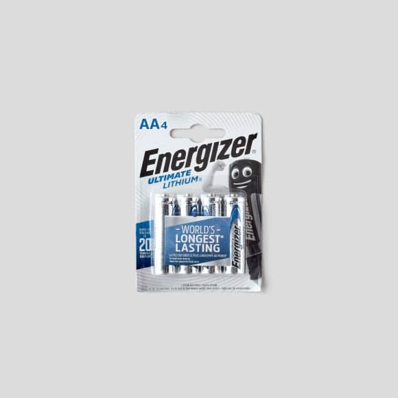 Piles Lithium Energizer AA/LR6, pack de 4