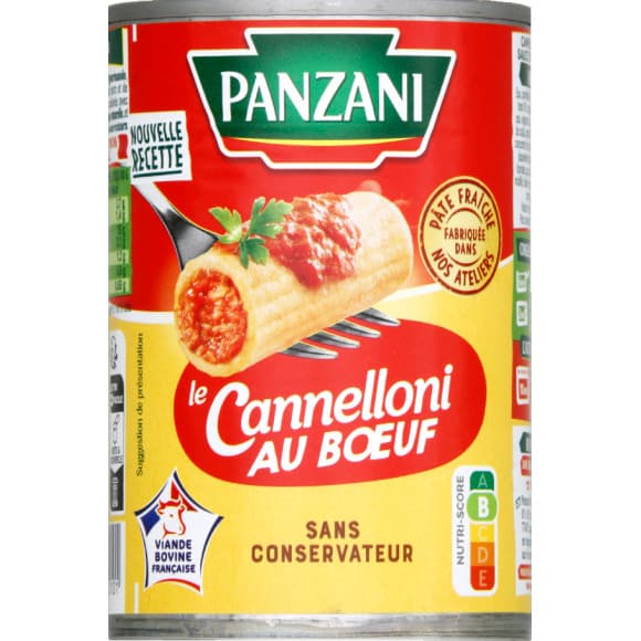 Cannelloni pur boeuf français