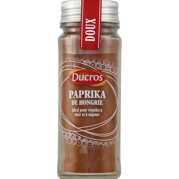 Paprika de Hongrie, doux, idéal pour viandes à rôtir et à mijoter