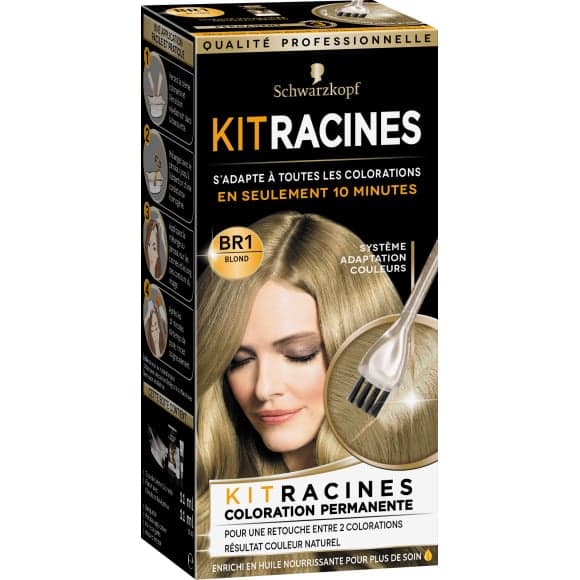 Coloration blond BR1 - Kit Racines