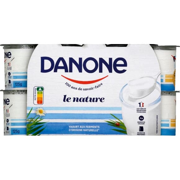 Danone Yaourt Nature - Monoprix.fr