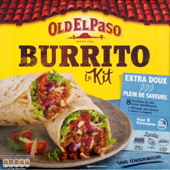 Kit Burritos Extra Doux