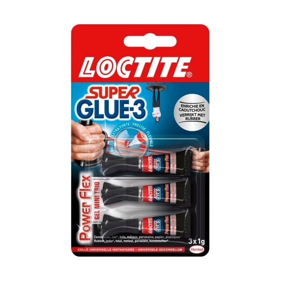 3 Super Glue-3, Power Flex, gel mini, 1gr