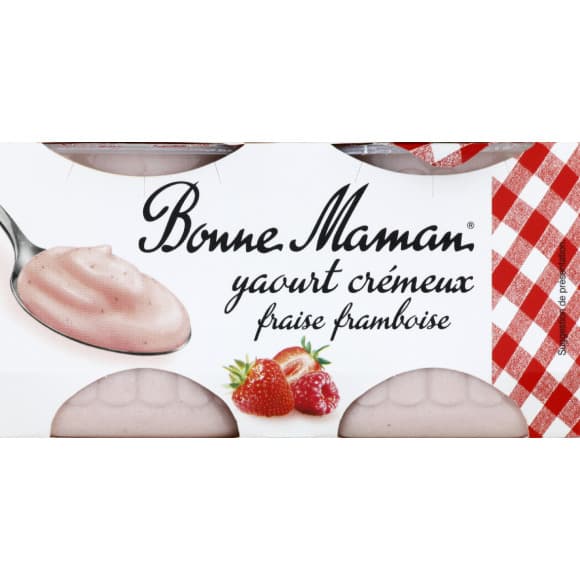 Yaourt crémeux fraises/framboises