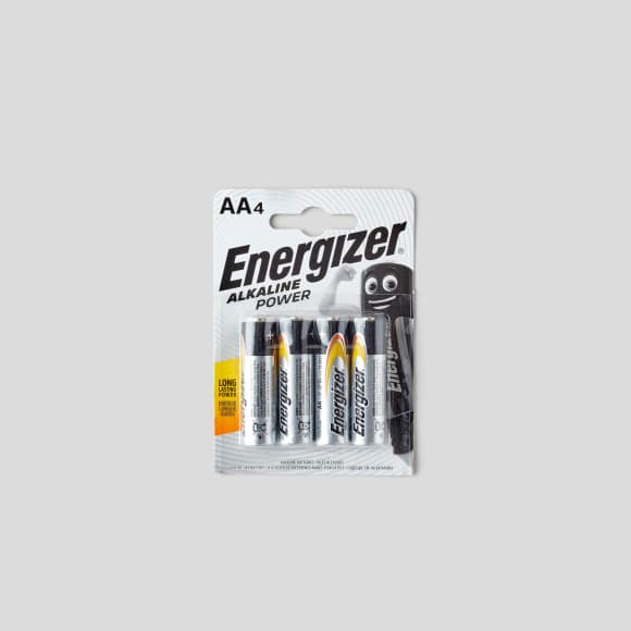 Piles Alcalines Energizer Power AA/LR6, pack de 4